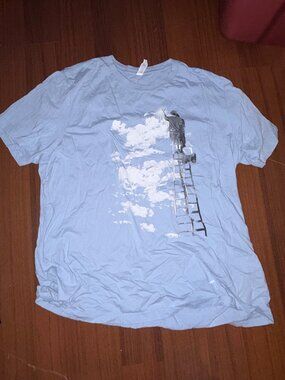 Bella+Canvas Light Blue Fire Truck Long Sleeve T-Shirt XL